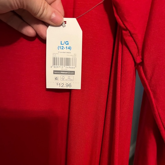 NWT red swing dres - Picture 2 of 2